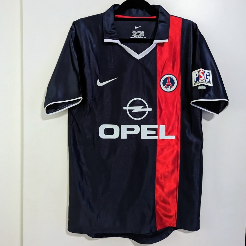 PSG Paris Saint Germain Ronaldinho Jersey 2001 Blue